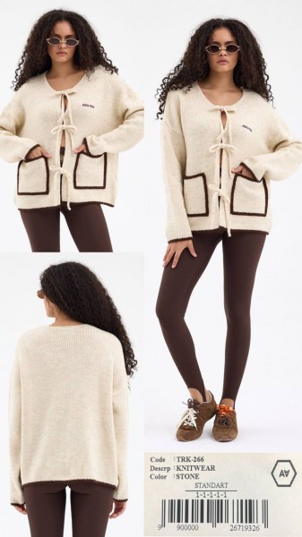 Женский Трикотажный Кардиган A.M.N.