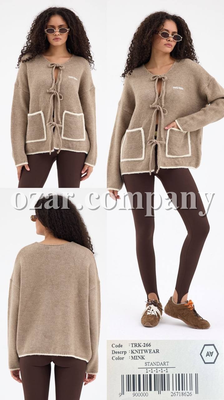 Женский Трикотажный Кардиган A.M.N.