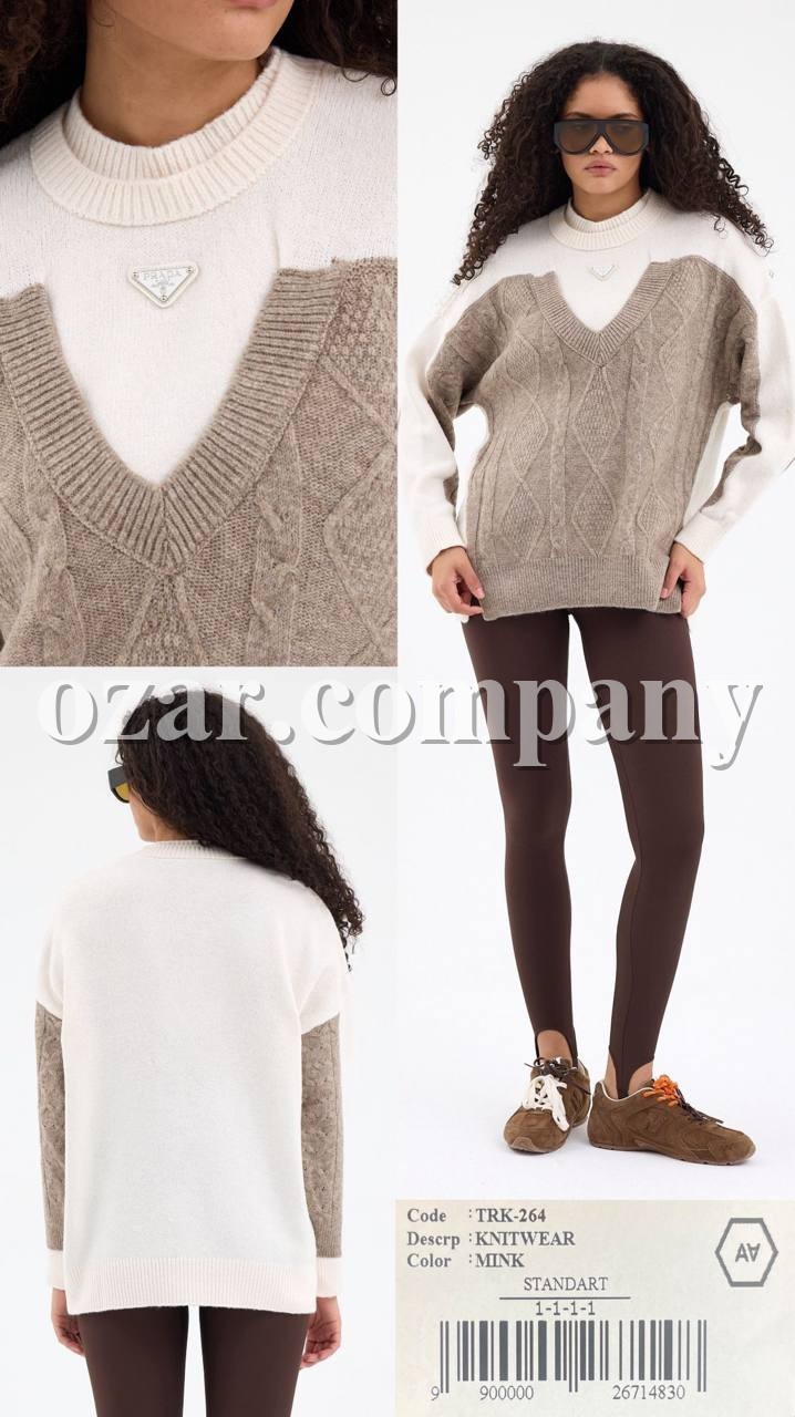 Женский Трикотажный Свитер A.M.N.