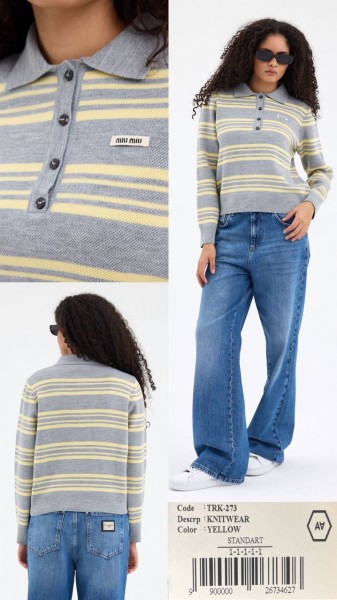 Женская Трикотажная Кофточка A.M.N.