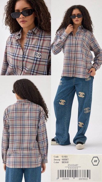 Женская Рубашка A.M.N.