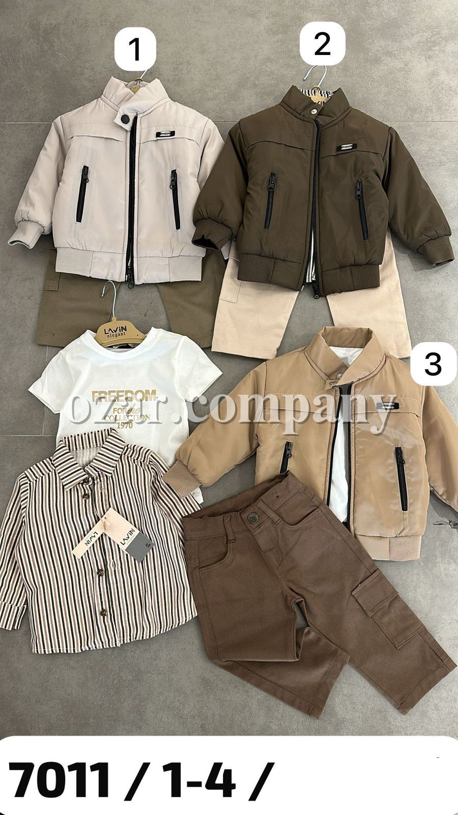 Костюм Четвёрка Для Мальчика Lavin (1-2-3-4лет) 