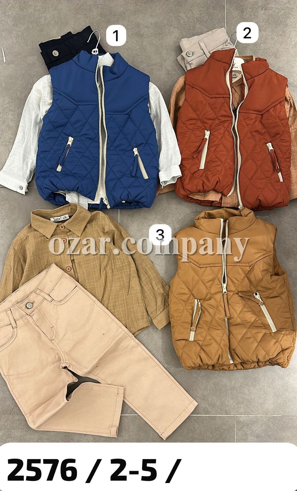 Костюм Тройка Для Мальчика Lucy (2-3-4-5лет)