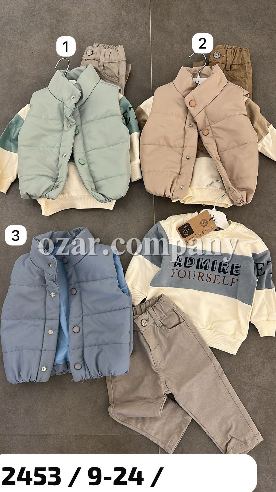 Костюм Тройка Для Мальчика Lucy (9-12-18-24мес.)