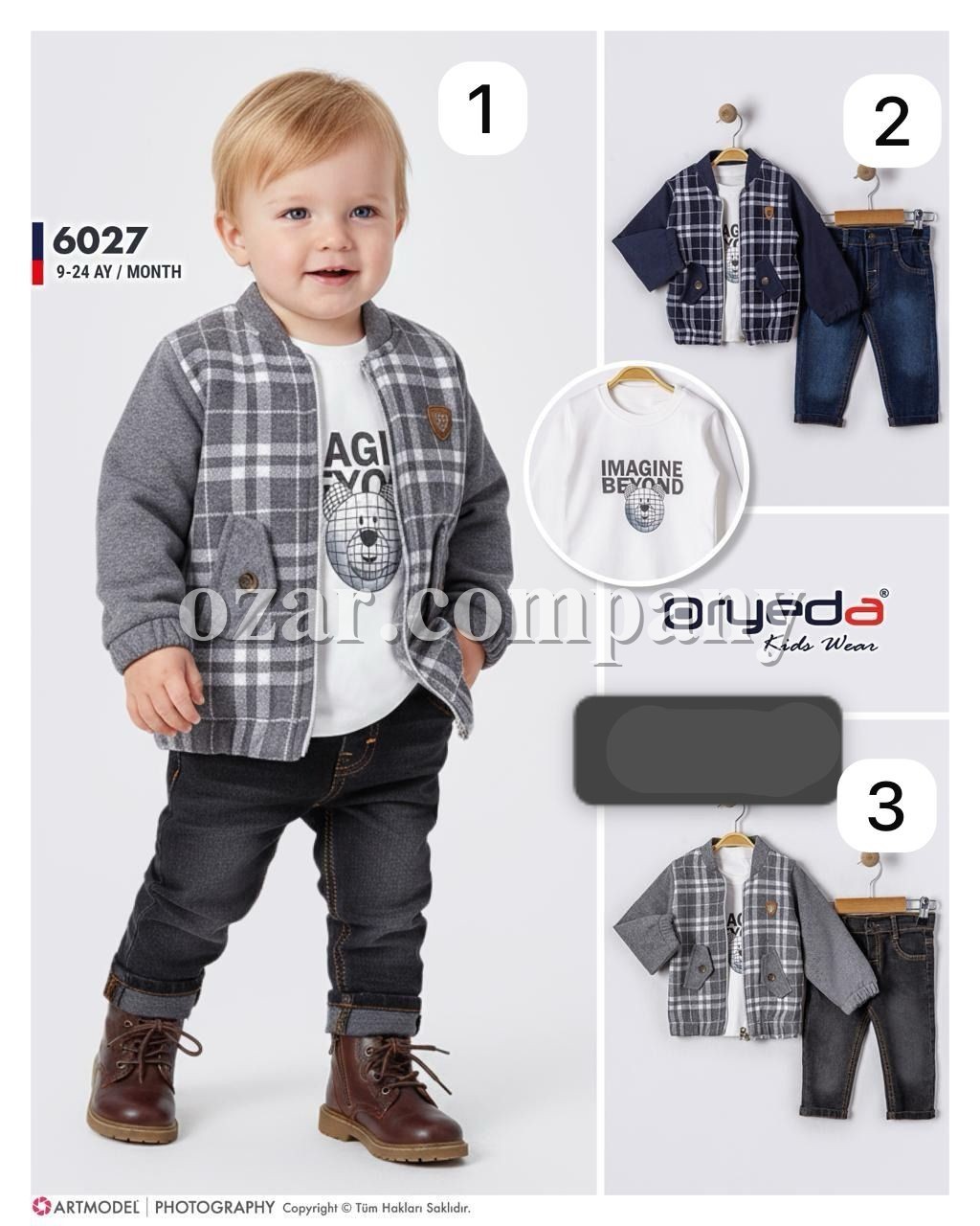 Костюм Тройка Для Мальчика Oryeda (6-12-18-24мес.)