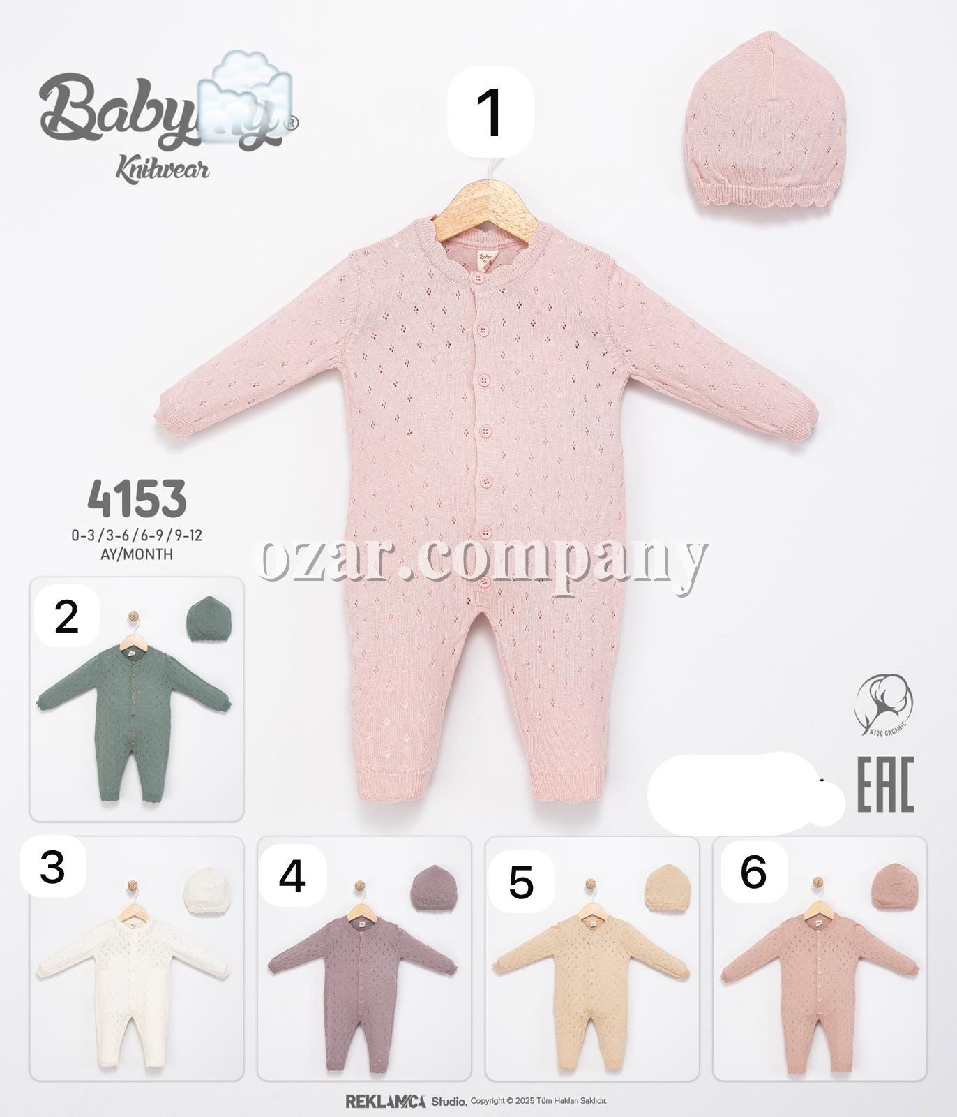 Человечек Для Девочки Babymy (0-3/3-6/6-9/9-12мес.)