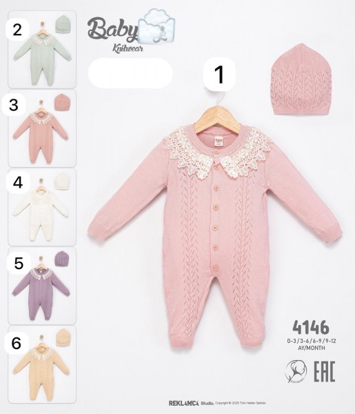 Человечек Для Девочки Babymy (0-3/3-6/6-9/9-12мес.)