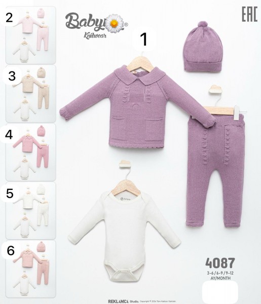 Комплект Для Девочки Babymy (3-6/6-9/9-12мес.)