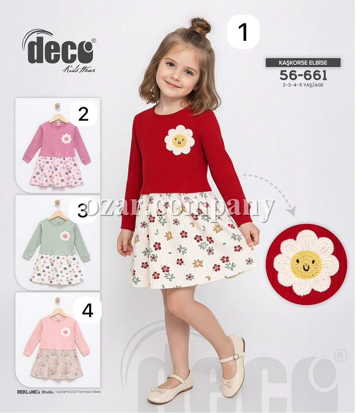 Платье Для Девочки Deco (2-3-4-5лет)