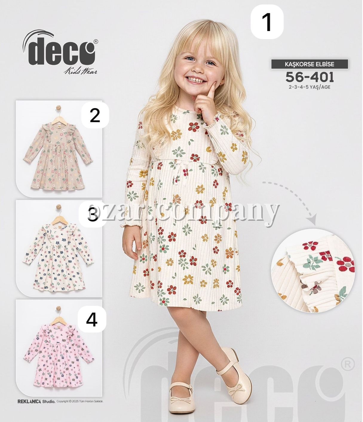 Платье Для Девочки Deco (2-3-4-5лет)