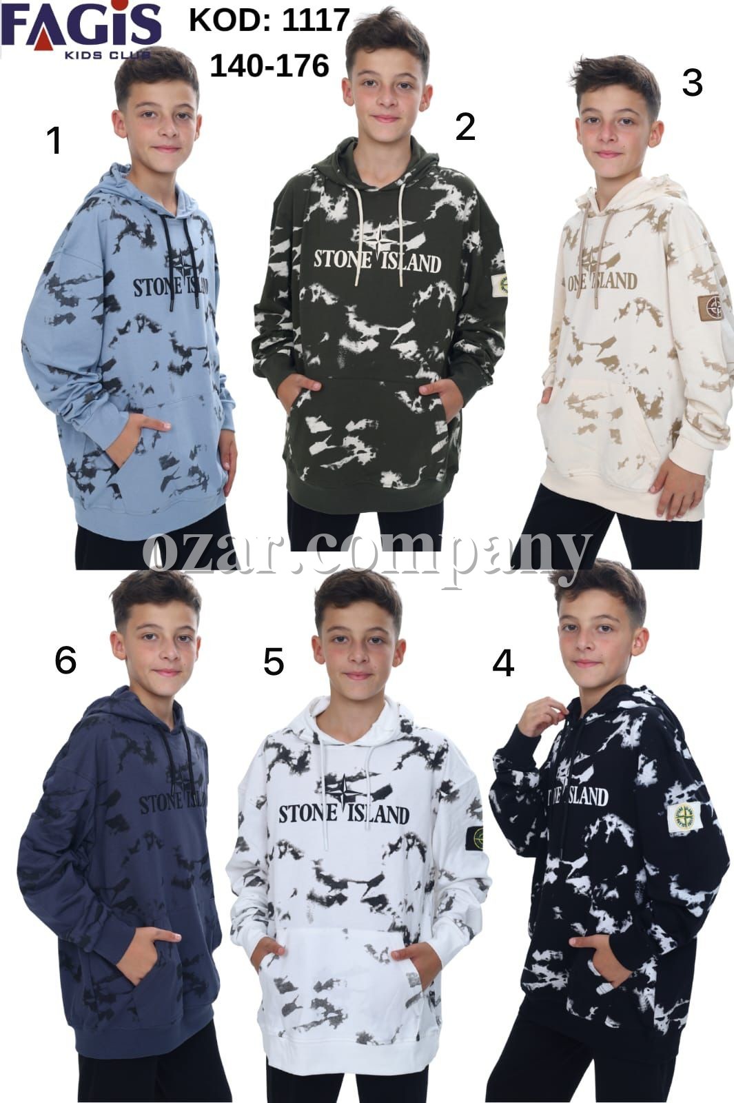 Худи Для Мальчика Fagis (10-12-14-16лет) 