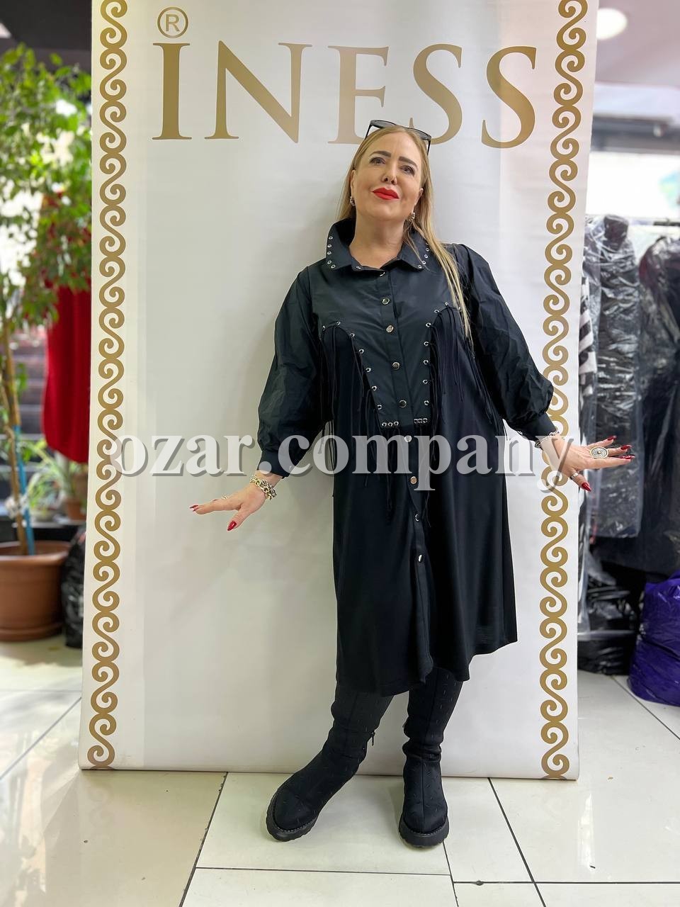 Женское Платье Iness (Большие размеры)