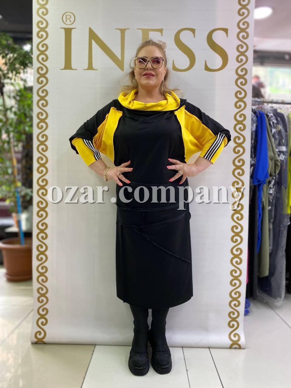 Женское Платье Iness (Большие размеры)