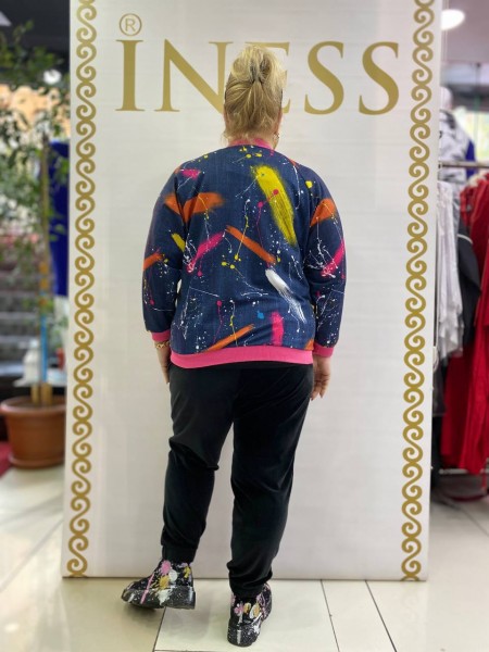 Женский Бомбер Iness (Большие размеры)