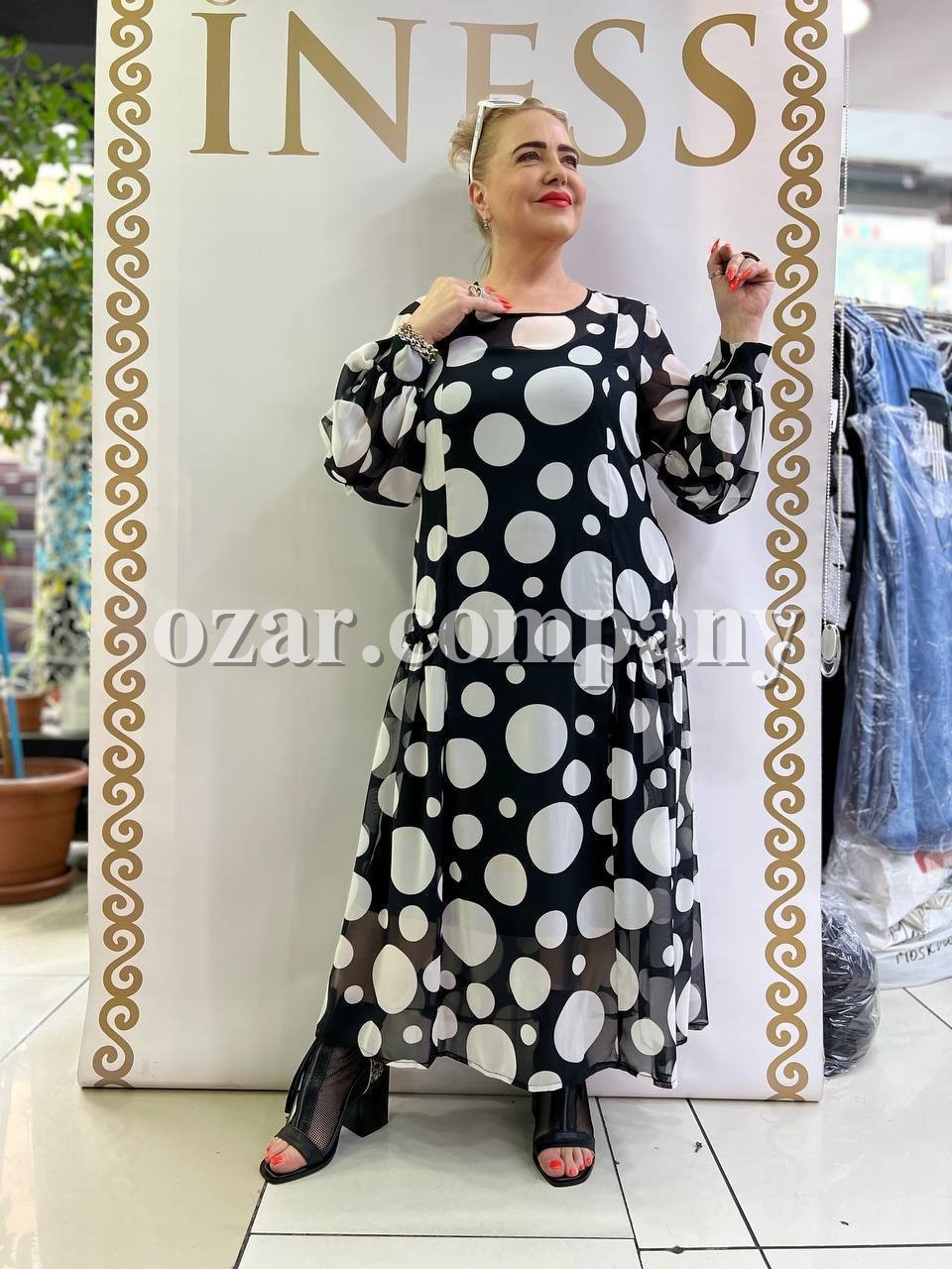 Женское Платье Iness (Большие размеры)