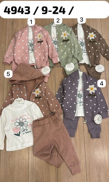 Костюм Тройка Для Девочки Partner (9-12-18-24мес.)