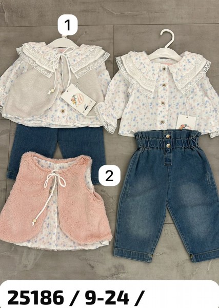 Костюм Тройка Для Девочки Misse (9-12-18-24мес.)