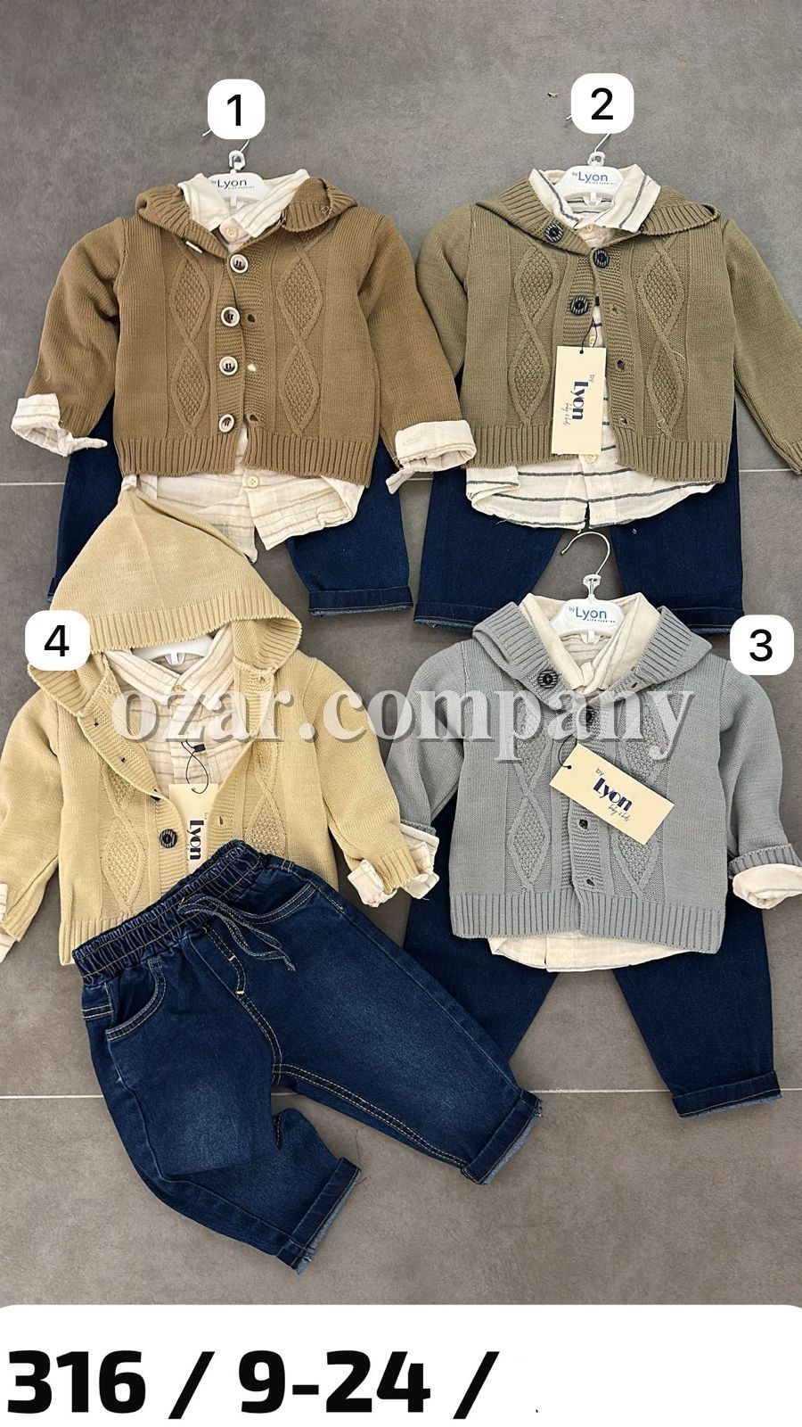 Костюм Тройка Для Мальчика Lyon (9-12-18-24мес.)