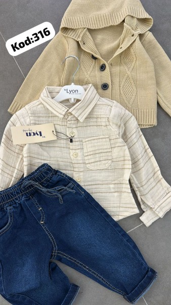 Костюм Тройка Для Мальчика Lyon (9-12-18-24мес.)