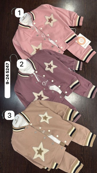 Костюм Тройка Для Девочки Pretty (9-12-18-24мес.)