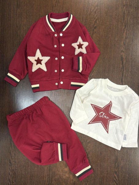 Костюм Тройка Для Девочки Pretty (9-12-18-24мес.)