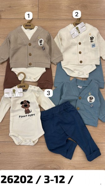 Комплект Для Мальчика Deco (3-6/6-9/9-12мес.)