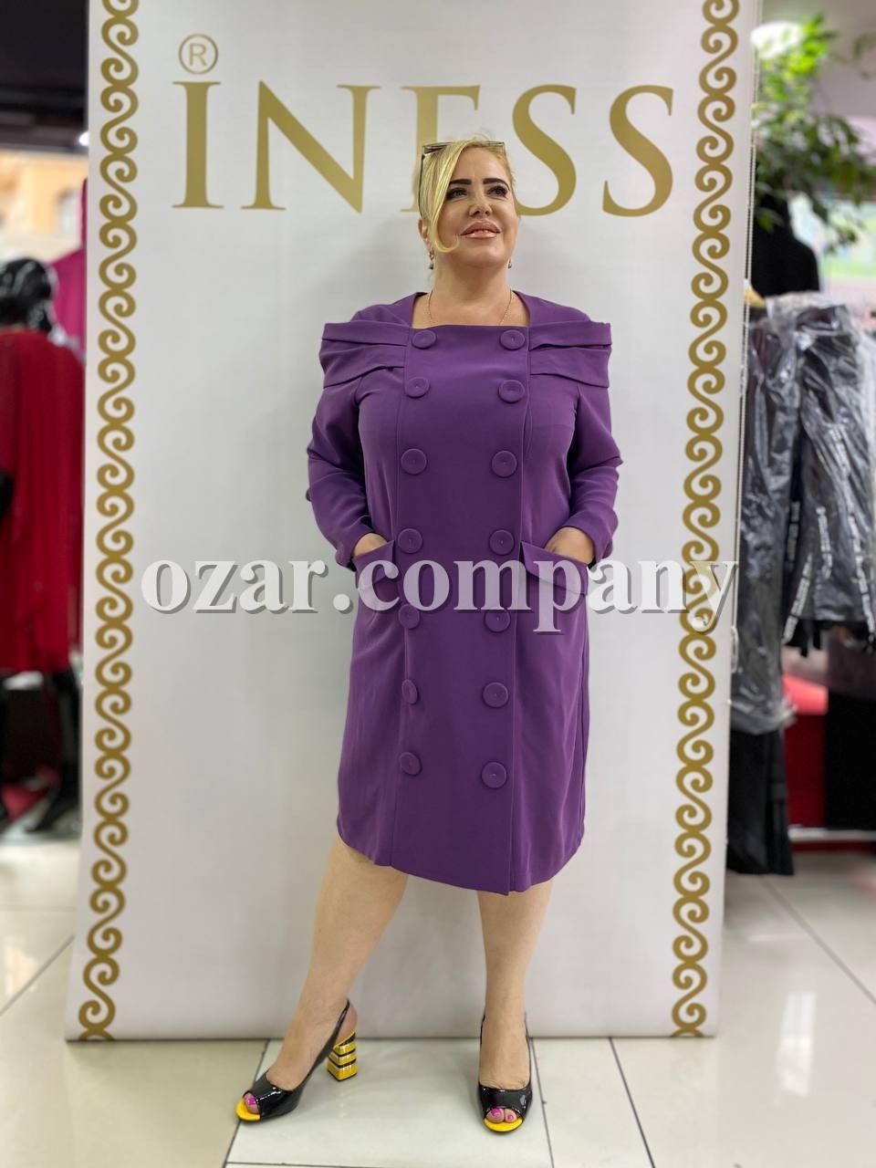 Женское Платье Iness (Большие размеры)