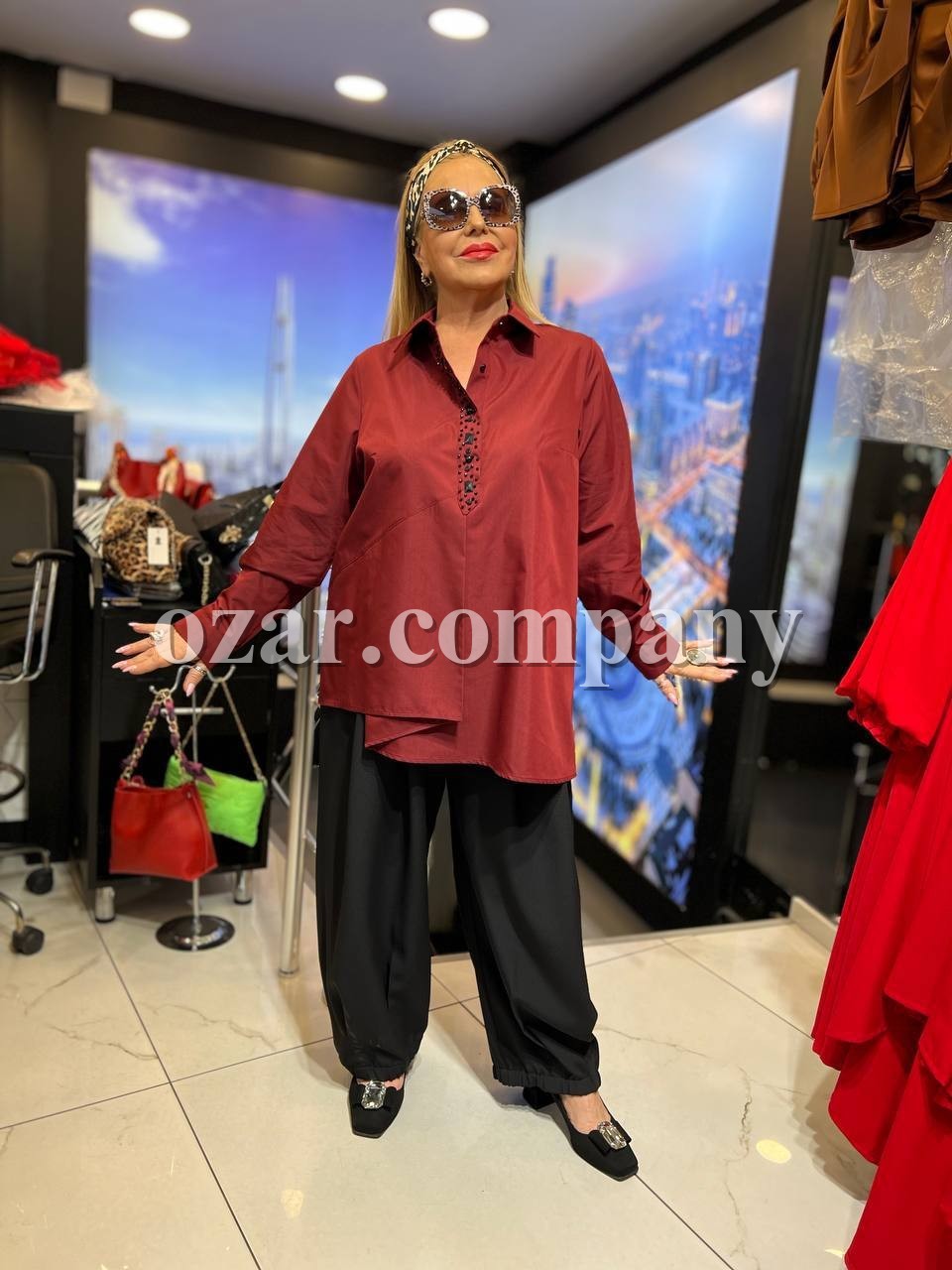 Женская Рубашка Iness (Большие размеры)