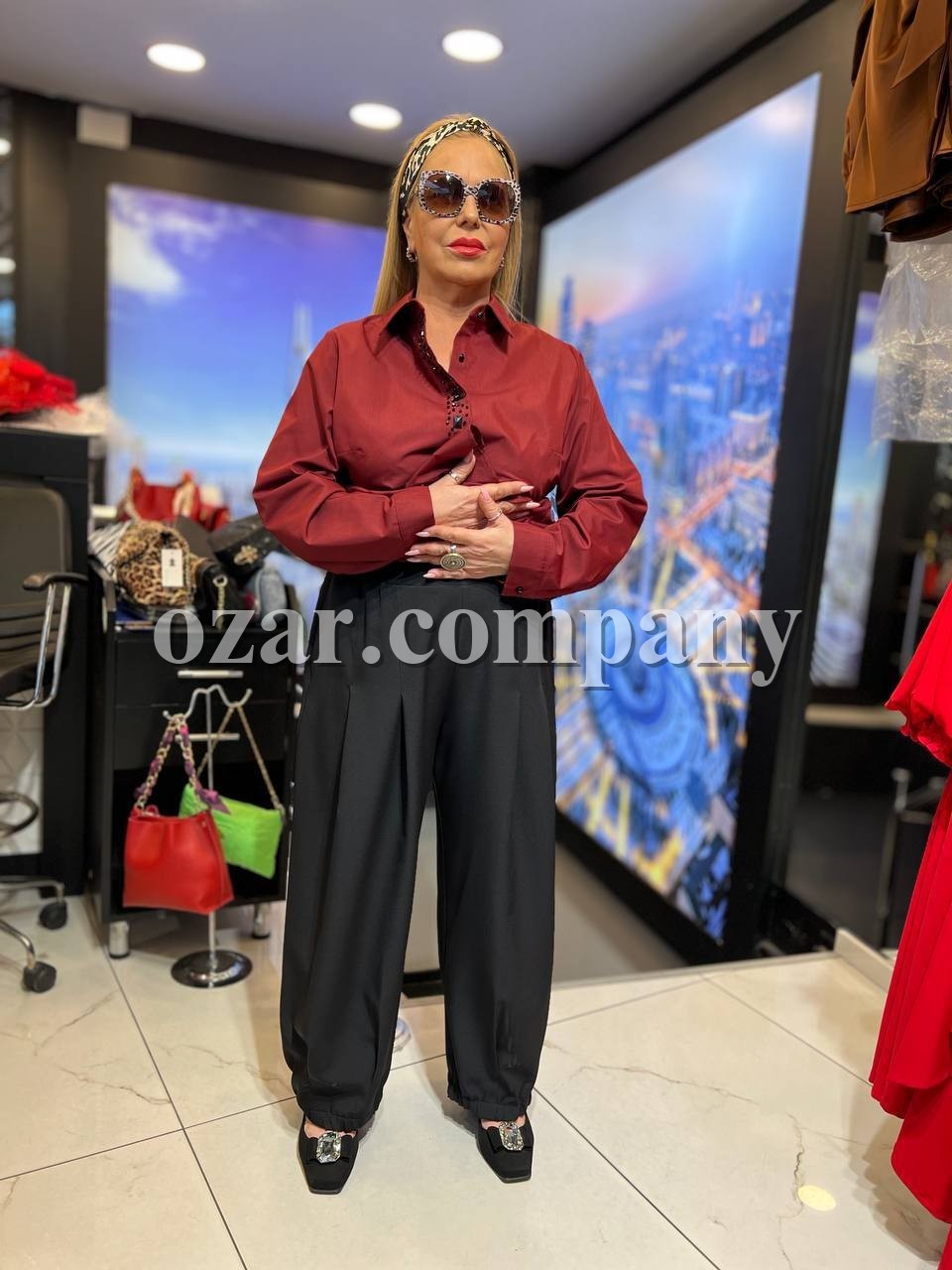 Женские Штаны Iness (Большие размеры)