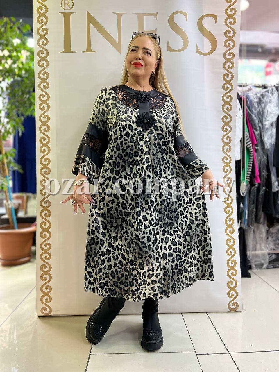 Женское Платье Iness (Большие размеры)