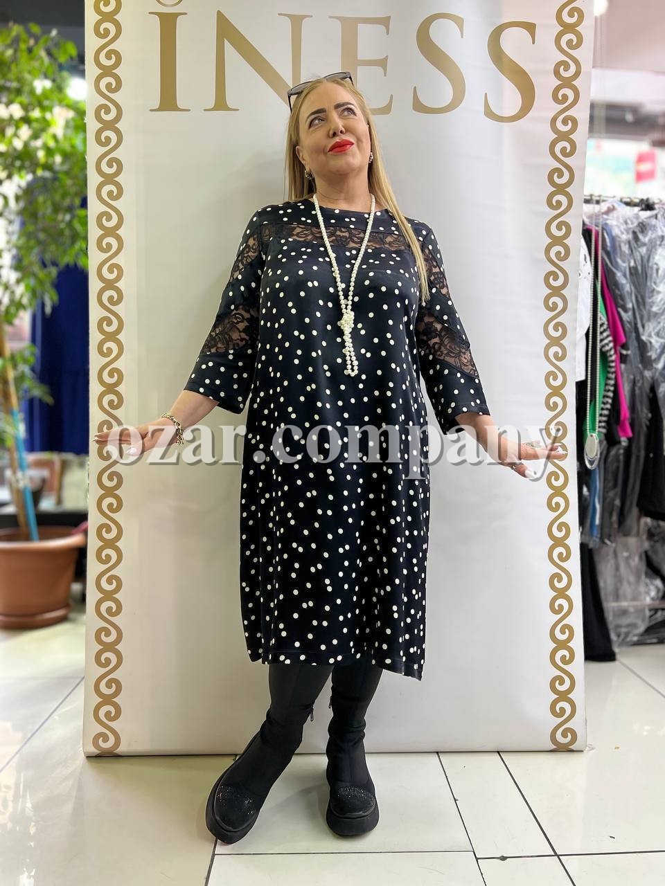 Женское Платье Iness (Большие размеры)