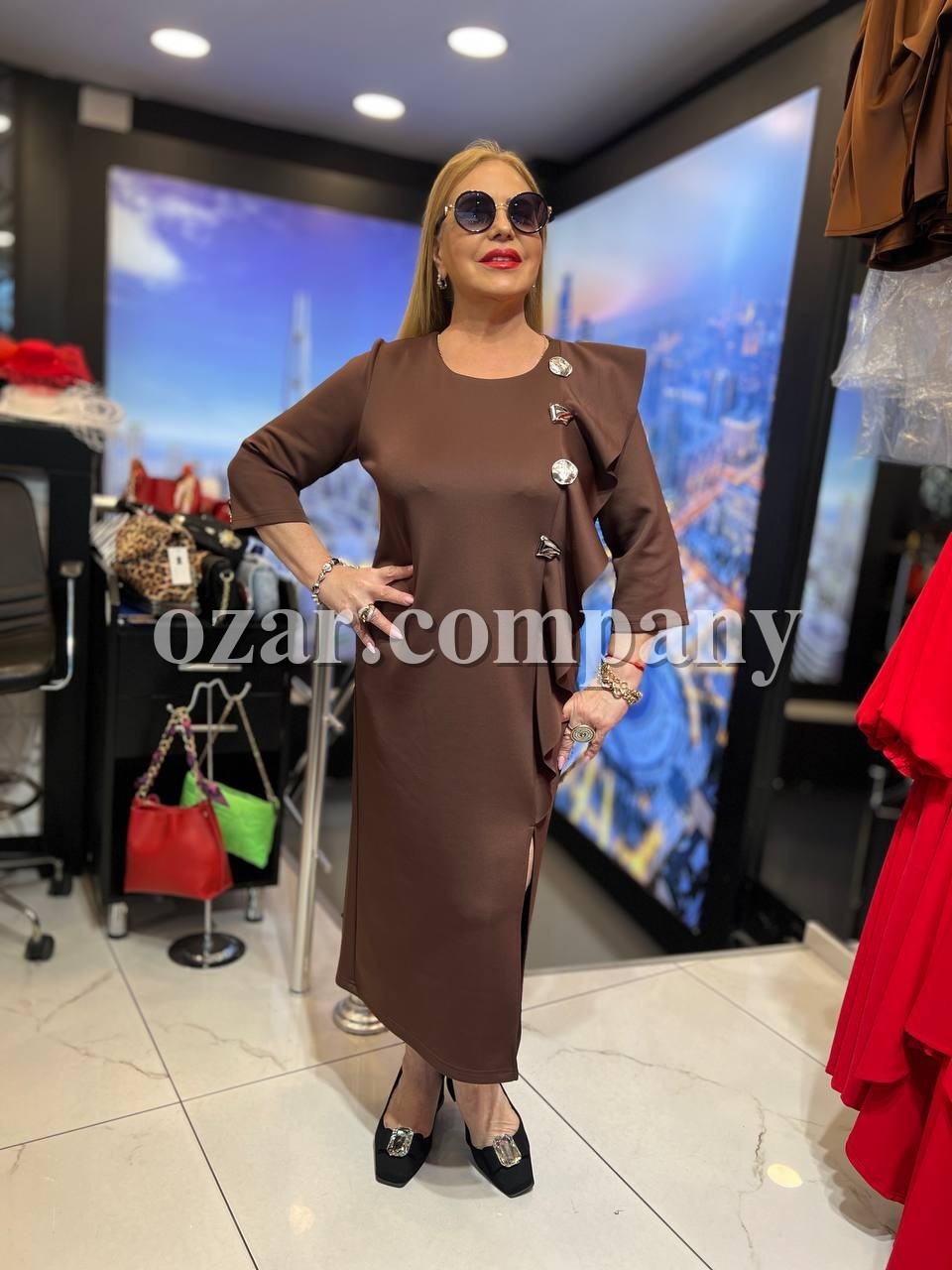 Женское Платье Iness (Большие размеры)