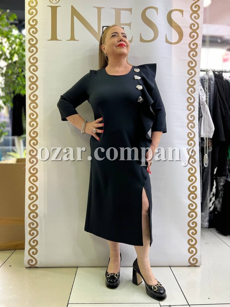 Женское Платье Iness (Большие размеры)