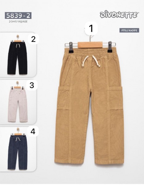 Бархатные Штаны Для Мальчика Divonette (2-3-4-5лет)