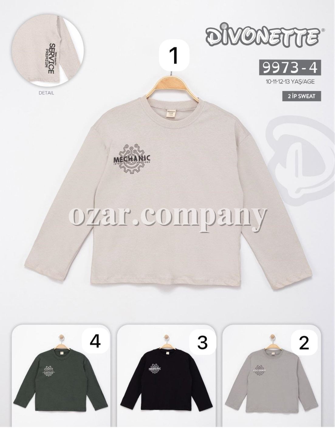 Свитшот Двунитка Для Мальчика Divonette (10-11-12-13лет) 