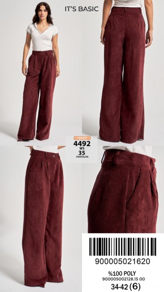 Женские Вельветовые Джинсы ITS Basic   