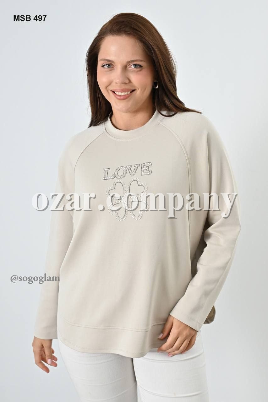 Женский Свитшот Sogo (Большие размеры)