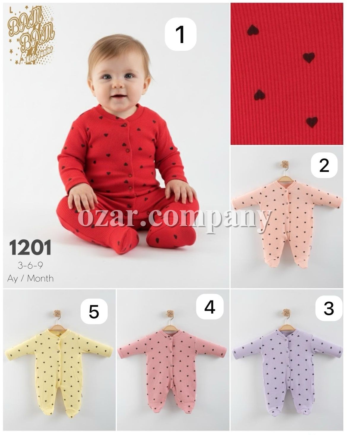 Человечек Для Девочки Bam Bam (3-6-9мес.)