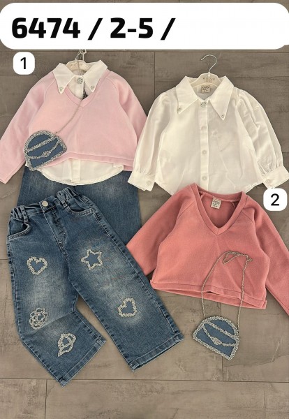 Костюм Тройка Для Девочки Eray Kids (2-3-4-5лет)