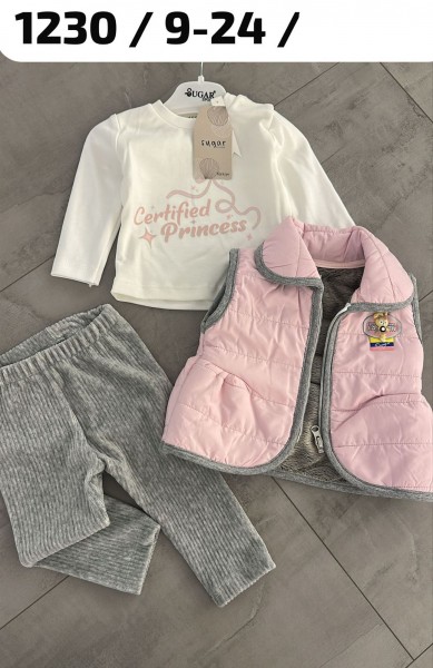 Костюм Тройка Для Девочки Sugar (9-12-18-24мес.)