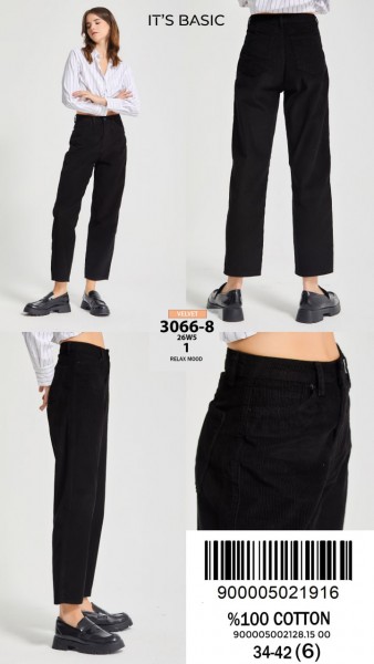 Женские Вельветовые Джинсы ITS Basic  