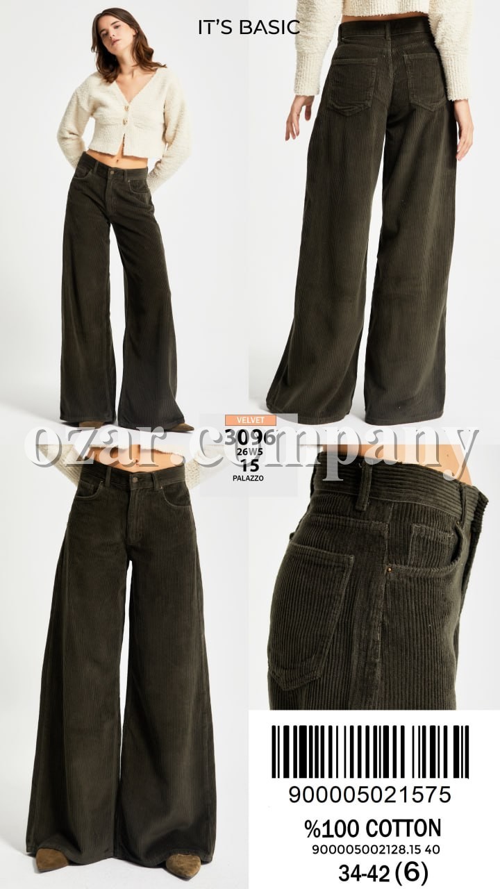 Женские Вельветовые Джинсы ITS Basic  