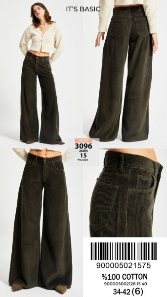 Женские Вельветовые Джинсы ITS Basic  