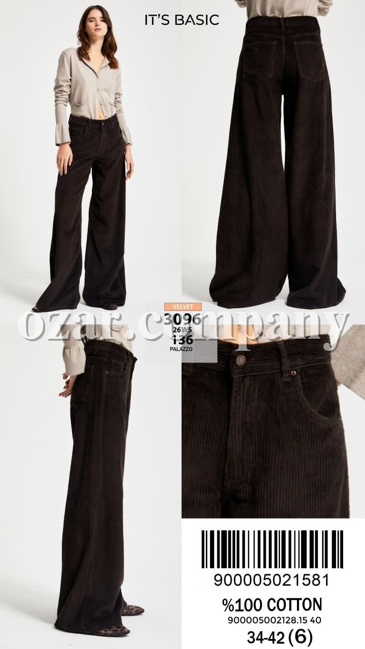 Женские Вельветовые Джинсы ITS Basic  