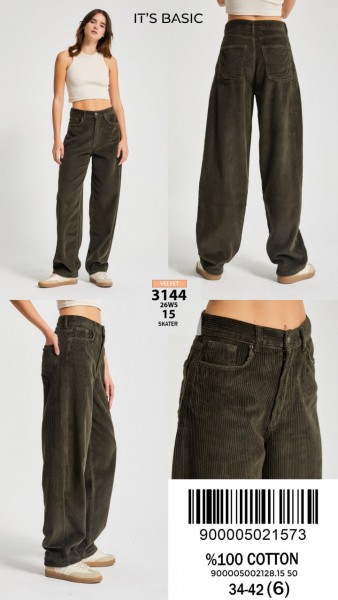 Женские Вельветовые Джинсы ITS Basic  