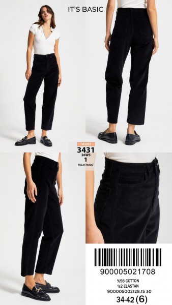 Женские Вельветовые Джинсы ITS Basic  