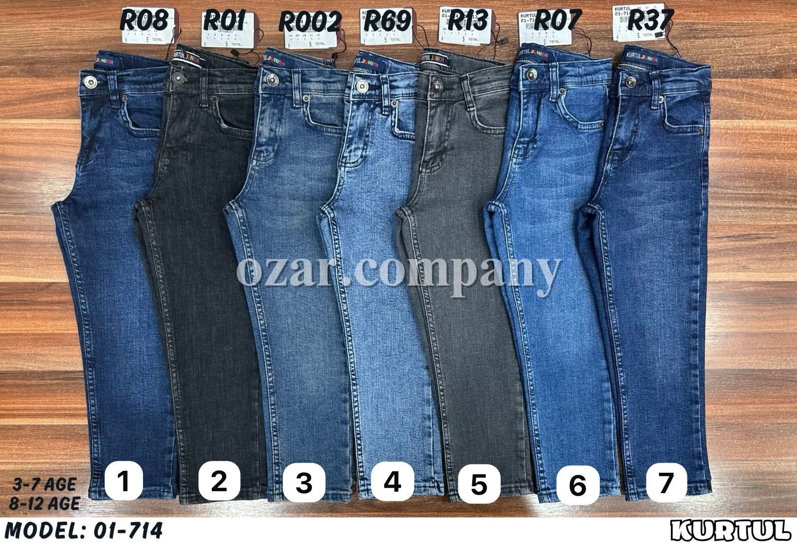 Джинсы Для Мальчика Kurtul (8-9-10-11-12лет) 