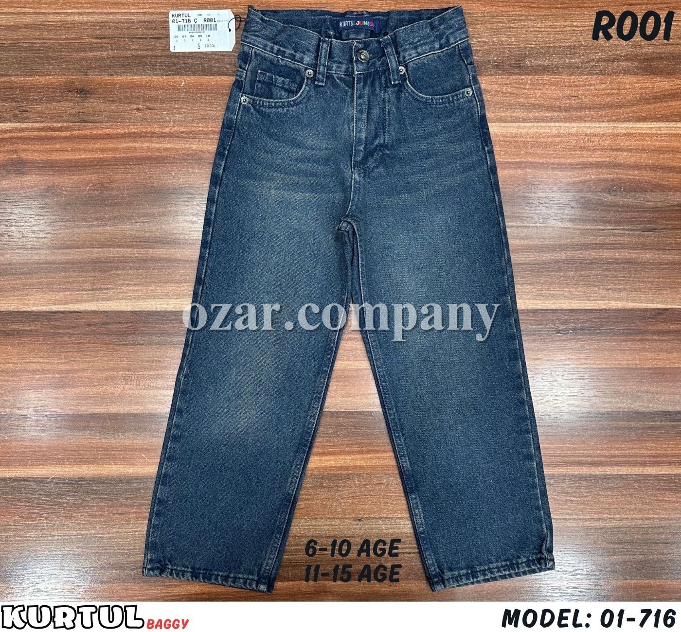 Джинсы Для Мальчика Baggy Kurtul (6-7-8-9-10лет) 