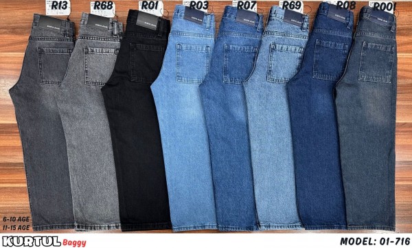 Джинсы Для Мальчика Baggy Kurtul (6-7-8-9-10лет) 