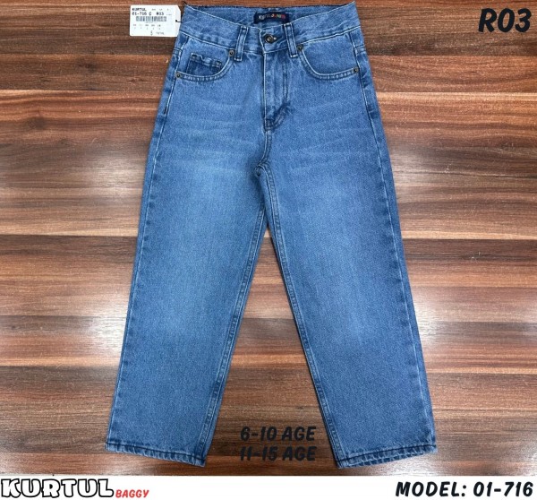 Джинсы Для Мальчика Baggy Kurtul (11-12-13-14-15лет) 